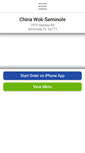 Mobile Screenshot of chinawokseminole.com